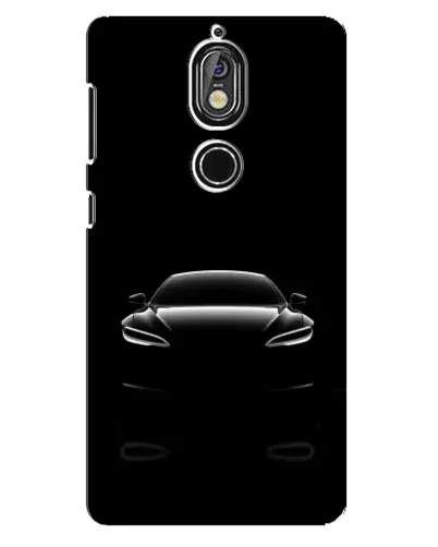 Чохол для Nokia 7 з картинкою «Силует Tesla Night» Чохол для Nokia 7 з картинкою «Силует Tesla Night»