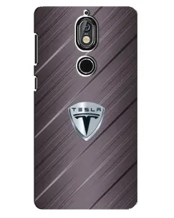 Чохол для Nokia 7 з картинкою «Металева текстура Tesla» Чохол для Nokia 7 з картинкою «Металева текстура Tesla»