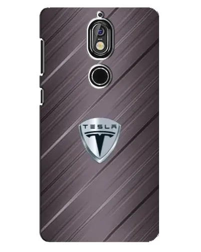 Чохол для Nokia 7 з картинкою «Металева текстура Tesla» Чохол для Nokia 7 з картинкою «Металева текстура Tesla»