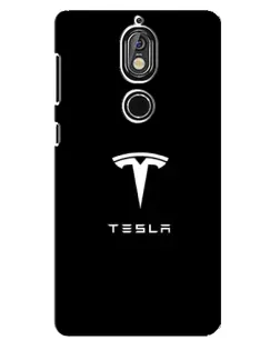 Чохол для Nokia 7 з картинкою «Tesla White Logo» Чохол для Nokia 7 з картинкою «Tesla White Logo»