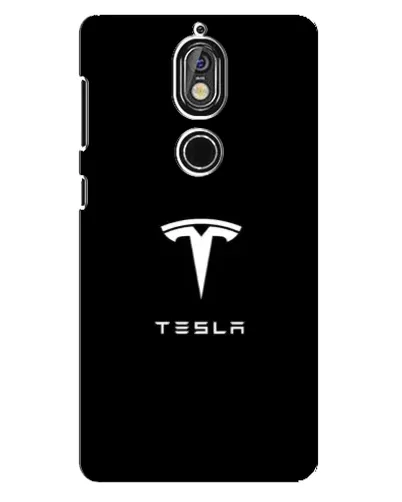 Чохол для Nokia 7 з картинкою «Tesla White Logo» Чохол для Nokia 7 з картинкою «Tesla White Logo»