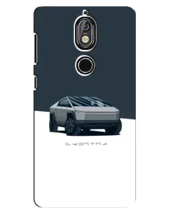 Чохол для Nokia 7 з картинкою «Сріблястий Cybertruck Tesla» Чохол для Nokia 7 з картинкою «Сріблястий Cybertruck Tesla»