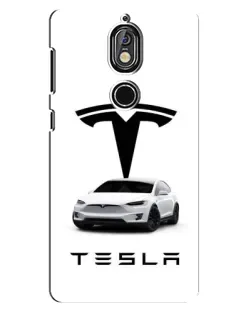 Чохол для Nokia 7 з картинкою «Tesla White Style» Чохол для Nokia 7 з картинкою «Tesla White Style»