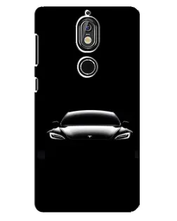 Чохол для Nokia 7 з картинкою «Фари Tesla Night» Чохол для Nokia 7 з картинкою «Фари Tesla Night»