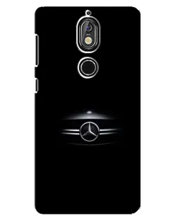 Чехол для Nokia 7 с картинкой «Mercedes — абстрактные линии»