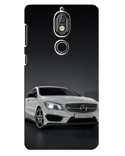Чехол для Nokia 7 с картинкой «Mercedes AMG GT Silver»