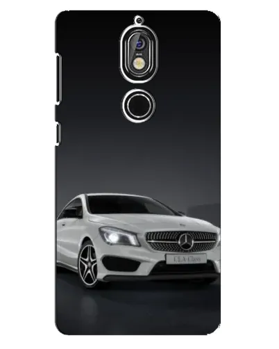Чехол для Nokia 7 с картинкой «Mercedes AMG GT Silver»