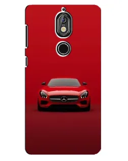 Чехол для Nokia 7 с картинкой «Красный Mercedes AMG»