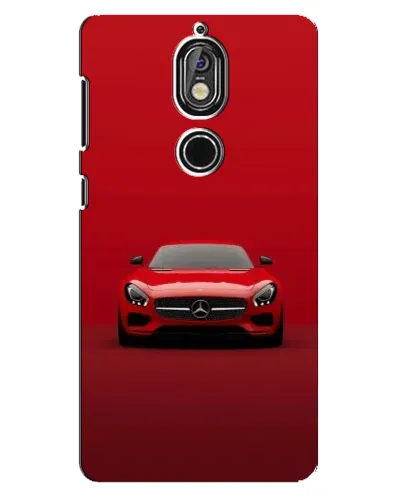 Чехол для Nokia 7 с картинкой «Красный Mercedes AMG»