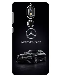 Чехол для Nokia 7 с картинкой «Mercedes — решетка радиатора»