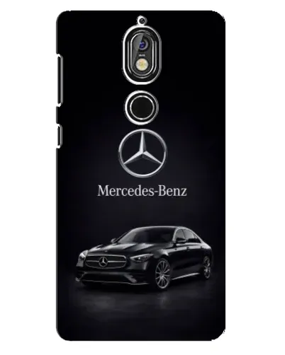 Чехол для Nokia 7 с картинкой «Mercedes — решетка радиатора»
