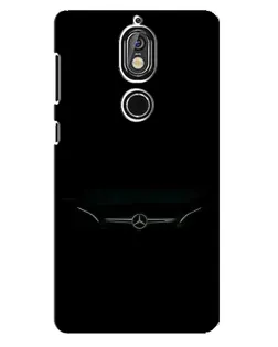 Чехол для Nokia 7 с картинкой «Mercedes Stealth Look»
