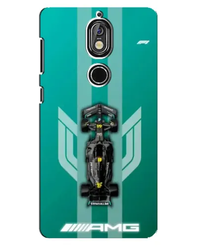 Чехол для Nokia 7 с картинкой «Mercedes AMG Petronas»