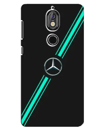 Чохол для Nokia 7 з картинкою «Спортивні лінії Mercedes» Чохол для Nokia 7 з картинкою «Спортивні лінії Mercedes»