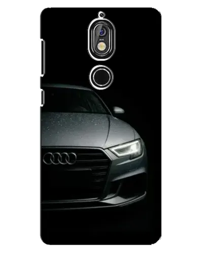 Чехол для Nokia 7 с картинкой «Audi — детализация кузова»