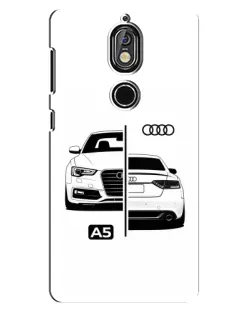 Чохол для Nokia 7 з картинкою «Audi — контрастний дизайн» Чохол для Nokia 7 з картинкою «Audi — контрастний дизайн»