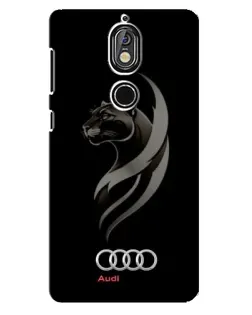Чохол для Nokia 7 з картинкою «Графіка — пантера та Audi» Чохол для Nokia 7 з картинкою «Графіка — пантера та Audi»