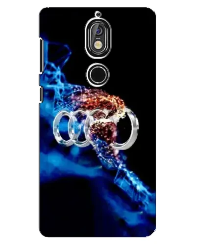 Чехол для Nokia 7 с картинкой «Энергия лого Audi»