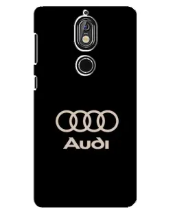 Чохол для Nokia 7 з картинкою «Audi — золотий логотип» Чохол для Nokia 7 з картинкою «Audi — золотий логотип»