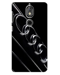 Чохол для Nokia 7 з картинкою «Audi — абстрактні кільця» Чохол для Nokia 7 з картинкою «Audi — абстрактні кільця»