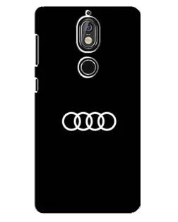 Чохол для Nokia 7 з картинкою «Audi White Logo» Чохол для Nokia 7 з картинкою «Audi White Logo»