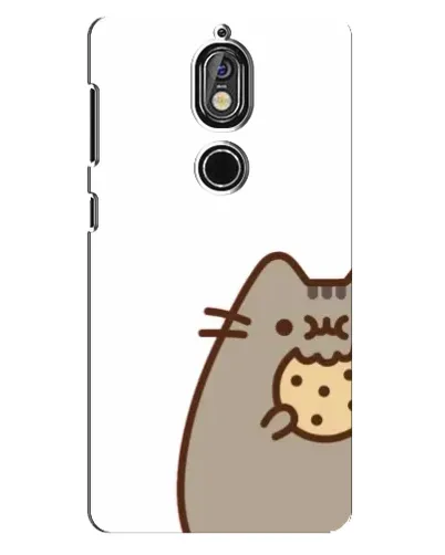 Чехол для Nokia 7 с картинкой «Пушин с печеньем»