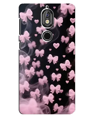 Чехол для Nokia 7 с картинкой «Неоновое кружево» Чехол для Nokia 7 с картинкой «Неоновое кружево»
