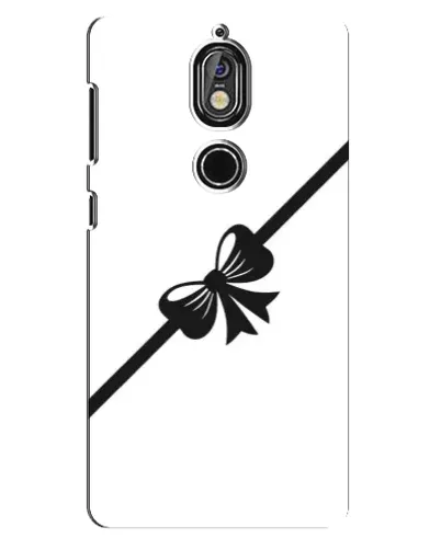Чехол для Nokia 7 с картинкой «Диагональный бант» Чехол для Nokia 7 с картинкой «Диагональный бант»