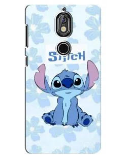 Чохол для Nokia 7 з картинкою «Stitch серед квітів» Чохол для Nokia 7 з картинкою «Stitch серед квітів»