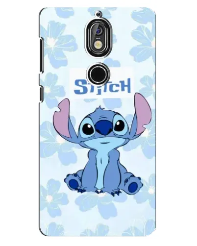 Чохол для Nokia 7 з картинкою «Stitch серед квітів» Чохол для Nokia 7 з картинкою «Stitch серед квітів»