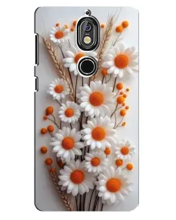 Чохол для Nokia 7 з картинкою «Білі сухоцвіти» Чохол для Nokia 7 з картинкою «Білі сухоцвіти»