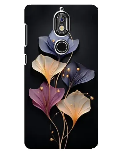 Чохол для Nokia 7 з картинкою «Лілові квіти грації» Чохол для Nokia 7 з картинкою «Лілові квіти грації»