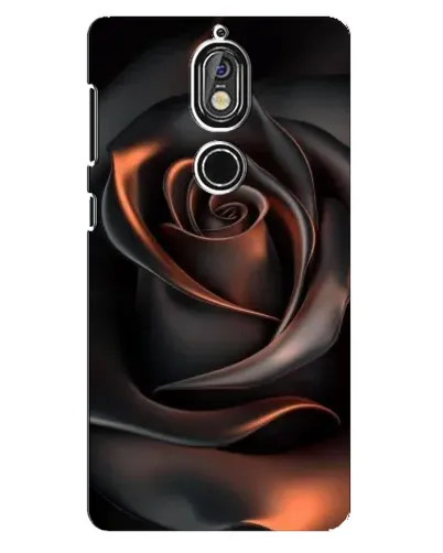 Чохол для Nokia 7 з картинкою «Шовкова чорна троянда» Чохол для Nokia 7 з картинкою «Шовкова чорна троянда»