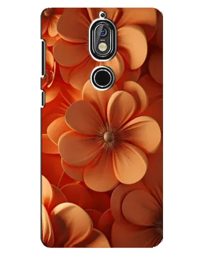 Чохол для Nokia 7 з картинкою «Помаранчева макро квітка» Чохол для Nokia 7 з картинкою «Помаранчева макро квітка»
