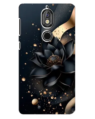 Чохол для Nokia 7 з картинкою «Чорний лотос» Чохол для Nokia 7 з картинкою «Чорний лотос»