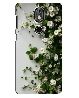 Чохол для Nokia 7 з картинкою «Гілка дрібних білих квітів» Чохол для Nokia 7 з картинкою «Гілка дрібних білих квітів»