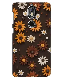 Чохол для Nokia 7 з картинкою «Візерунок з маленьких соняшників» Чохол для Nokia 7 з картинкою «Візерунок з маленьких соняшників»