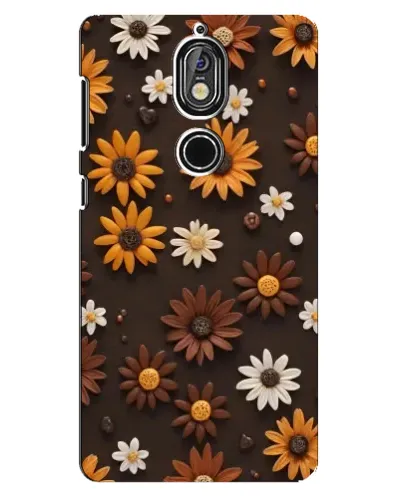 Чохол для Nokia 7 з картинкою «Візерунок з маленьких соняшників» Чохол для Nokia 7 з картинкою «Візерунок з маленьких соняшників»