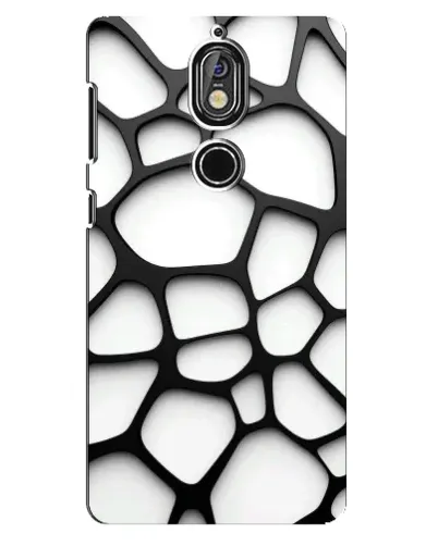Чохол для Nokia 7 з картинкою «Біла об'ємна сітка» Чохол для Nokia 7 з картинкою «Біла об'ємна сітка»