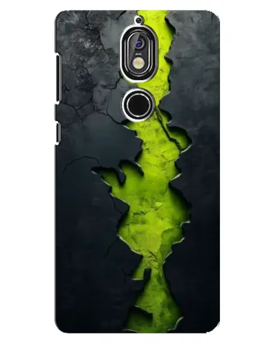 Чохол для Nokia 7 з картинкою «Салатовий розлом скелі» Чохол для Nokia 7 з картинкою «Салатовий розлом скелі»