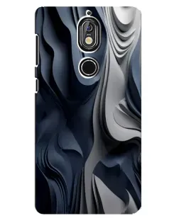 Чохол для Nokia 7 з картинкою «Об'ємні сині складки» Чохол для Nokia 7 з картинкою «Об'ємні сині складки»