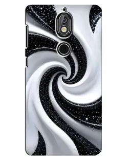 Чохол для Nokia 7 з картинкою «Чорно-біла спіраль» Чохол для Nokia 7 з картинкою «Чорно-біла спіраль»