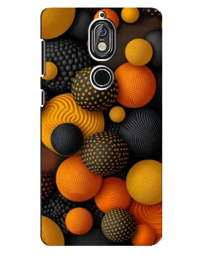 Чохол для Nokia 7 з картинкою «Об'ємні помаранчеві сфери» Чохол для Nokia 7 з картинкою «Об'ємні помаранчеві сфери»