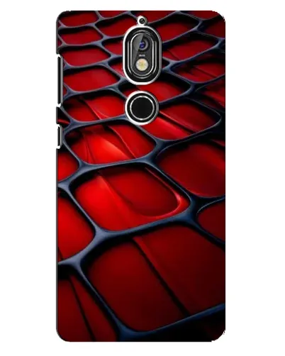 Чохол для Nokia 7 з картинкою «Червона глянцева сітка» Чохол для Nokia 7 з картинкою «Червона глянцева сітка»