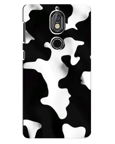 Чохол для Nokia 7 з картинкою «Чорно-біла пляма» Чохол для Nokia 7 з картинкою «Чорно-біла пляма»