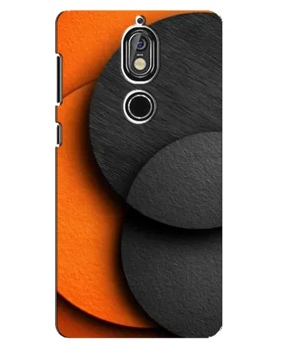 Чохол для Nokia 7 з картинкою «Геометрія помаранчевих кіл» Чохол для Nokia 7 з картинкою «Геометрія помаранчевих кіл»