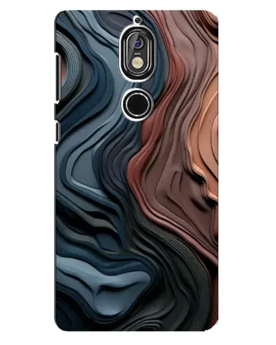 Чохол для Nokia 7 з картинкою «Кольорові хвилі каньйону» Чохол для Nokia 7 з картинкою «Кольорові хвилі каньйону»