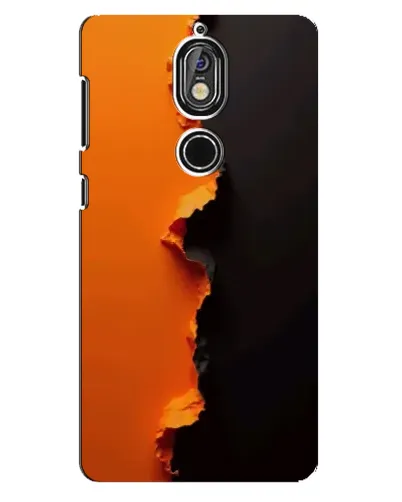 Чохол для Nokia 7 з картинкою «Помаранчевий розлом» Чохол для Nokia 7 з картинкою «Помаранчевий розлом»