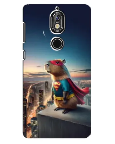 Чохол для Nokia 7 з картинкою «Капі-мен супергерой» Чохол для Nokia 7 з картинкою «Капі-мен супергерой»
