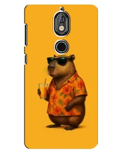 Чохол для Nokia 7 з картинкою «Капібара на відпочинку» Чохол для Nokia 7 з картинкою «Капібара на відпочинку»